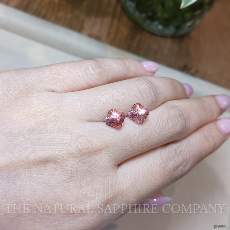 3.68 Ct.Tw. Pink Tourmaline Pair from Afghanistan