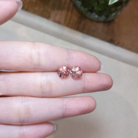 3.68&nbsp;Ct.Tw.Total Carat Weight Pink Tourmaline Pair from Afghanistan Life Style