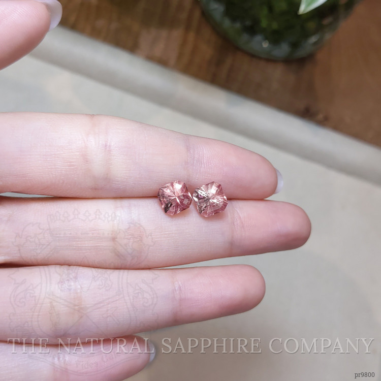 3.68 Ct.Tw. Pink Tourmaline Pair from Afghanistan