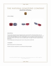 1.14 Ct.Tw.Total Carat Weight Spinel Pair from Burma (Myanmar) Appraisal