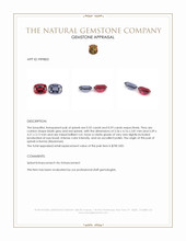 1.14 Ct.Tw.Total Carat Weight Spinel Pair from Burma (Myanmar) Appraisal