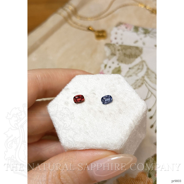 1.14 Ct.Tw. Spinel Pair from Burma (Myanmar)