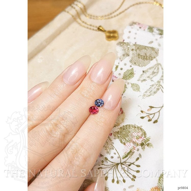 0.95 Ct.Tw. Spinel Pair from Burma (Myanmar)