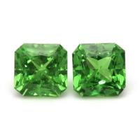 0.95 Ct.Tw.Total Carat Weight Tsavorite Garnet Pair from Tanzania Video