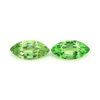 1.59 Ct.Tw.Total Carat Weight Tsavorite Garnet Pair from Tanzania Video