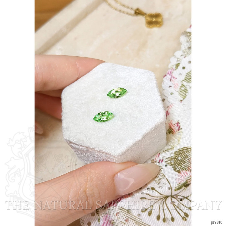 1.59 Ct.Tw. Tsavorite Garnet Pair from Tanzania