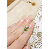 1.59&nbsp;Ct.Tw.Total Carat Weight Tsavorite Garnet Pair from Tanzania Life Style