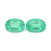 1.89 Ct.Tw.Total Carat Weight Emerald Pair from Brazil Video