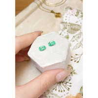 1.89 Ct.Tw.Total Carat Weight Emerald Pair from Brazil Life Style