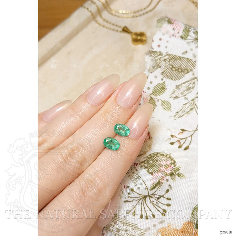 1.89 Ct.Tw. Emerald Pair from Brazil