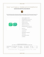 5.17 Ct.Tw.Total Carat Weight Emerald Pair from Brazil Scan Report