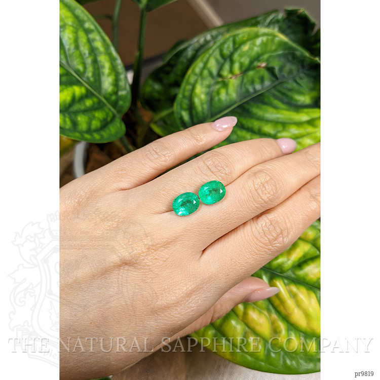 5.17 Ct.Tw. Emerald Pair from Brazil