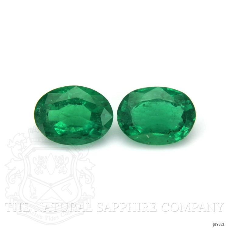 2.60 Ct.Tw. Emerald Pair from Afghanistan