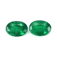 1.25 Ct.Tw.Total Carat Weight Emerald Pair from Afghanistan Video