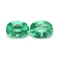 2.55 Ct.Tw.Total Carat Weight Emerald Pair from Ethiopia Video