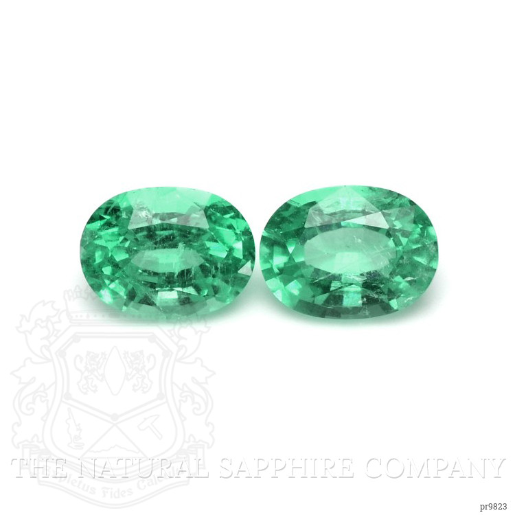 2.55 Ct.Tw. Emerald Pair from Ethiopia
