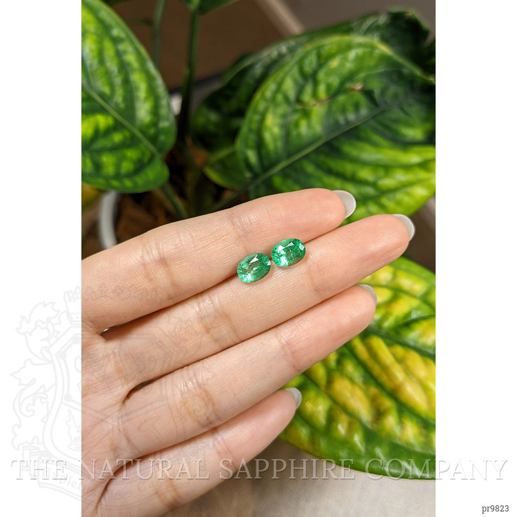 2.55 Ct.Tw. Emerald Pair from Ethiopia