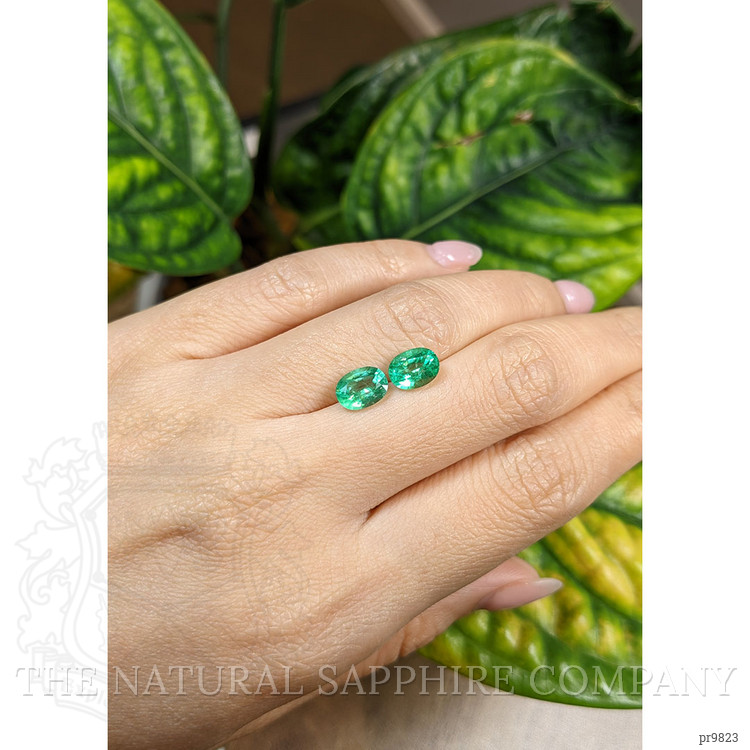 2.55 Ct.Tw. Emerald Pair from Ethiopia