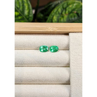 2.55 Ct.Tw.Total Carat Weight Emerald Pair from Ethiopia Life Style
