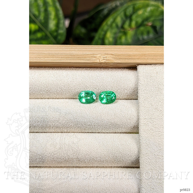 2.55 Ct.Tw. Emerald Pair from Ethiopia