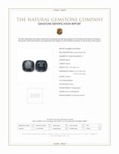 2.16 Ct.Tw.Total Carat Weight Bluish Grey Spinel Pair from Burma (Myanmar) Scan Report
