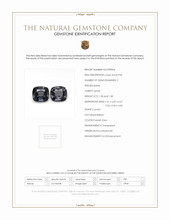 2.86 Ct.Tw.Total Carat Weight Purplish Grey Spinel Pair from Burma (Myanmar) Scan Report
