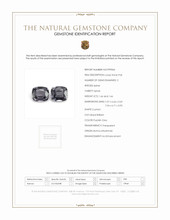 3.32 Ct.Tw.Total Carat Weight Purplish Grey Spinel Pair from Burma (Myanmar) Scan Report