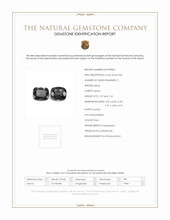 2.39 Ct.Tw.Total Carat Weight Grey Spinel Pair from Burma (Myanmar) Scan Report