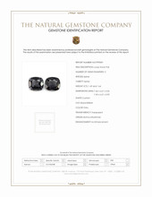 3.13 Ct.Tw.Total Carat Weight Grey Spinel Pair from Burma (Myanmar) Scan Report