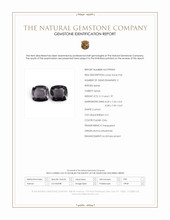 4.09 Ct.Tw.Total Carat Weight Purplish Grey Spinel Pair from Burma (Myanmar) Scan Report