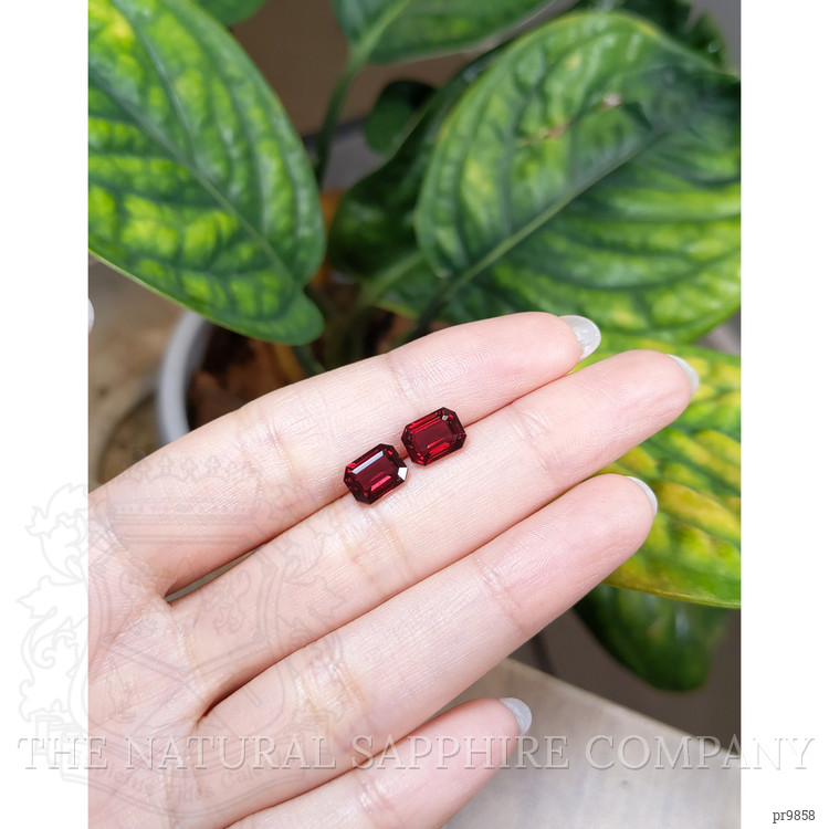 3.75 Ct.Tw. Spinel Pair from Burma (Myanmar)