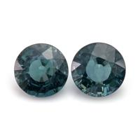 2.58&nbsp;Ct.Tw.Total Carat Weight Bluish Green Sapphire Pair from Madagascar Video