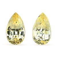 2.44&nbsp;Ct.Tw.Total Carat Weight Yellow Sapphire Pair from Ceylon (Sri Lanka) Video