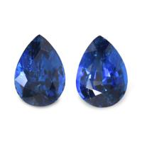 2.02&nbsp;Ct.Tw.Total Carat Weight Blue Sapphire Pair from Ceylon (Sri Lanka) Video