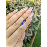 1.75&nbsp;Ct.Tw.Total Carat Weight Blue Sapphire Pair from Ceylon (Sri Lanka) Life Style