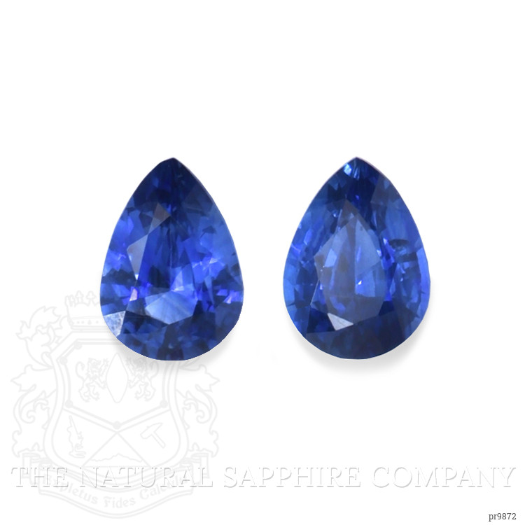 1.79 Ct.Tw. Blue Sapphire Pair from Ceylon (Sri Lanka)