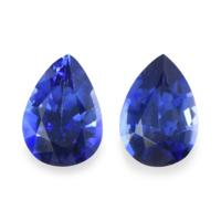 1.70&nbsp;Ct.Tw.Total Carat Weight Blue Sapphire Pair from Ceylon (Sri Lanka) Video
