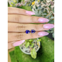 2.75&nbsp;Ct.Tw.Total Carat Weight Blue Sapphire Pair from Ceylon (Sri Lanka) Life Style