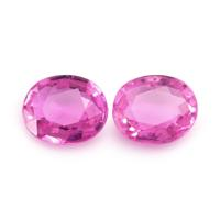 1.75&nbsp;Ct.Tw.Total Carat Weight Pink Sapphire Pair from Madagascar Video