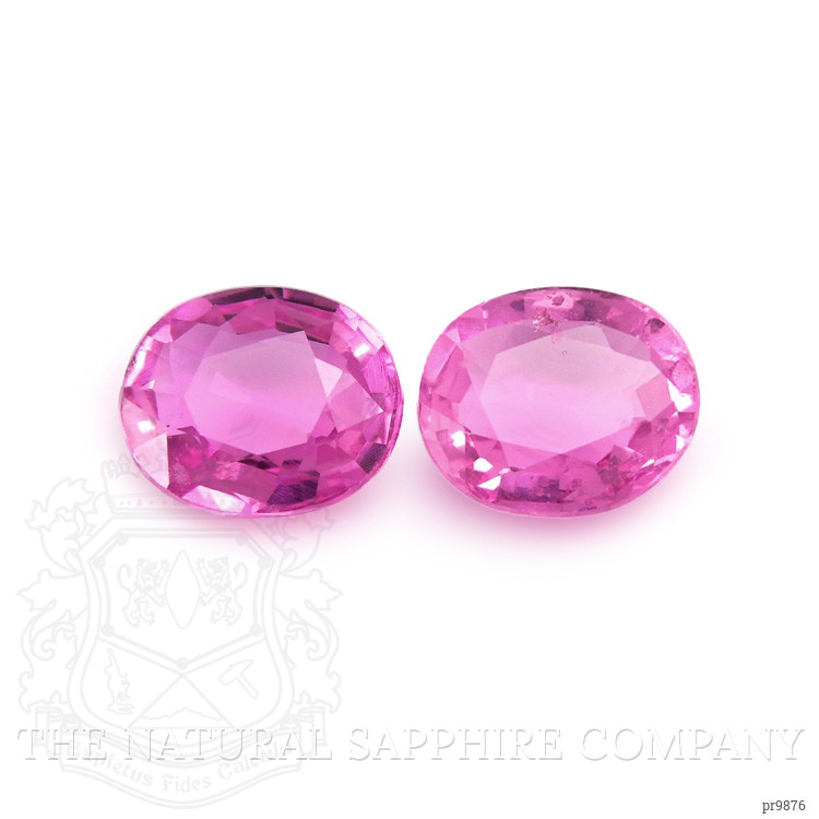 1.75 Ct.Tw. Pink Sapphire Pair from Madagascar