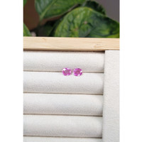 1.75&nbsp;Ct.Tw.Total Carat Weight Pink Sapphire Pair from Madagascar Life Style