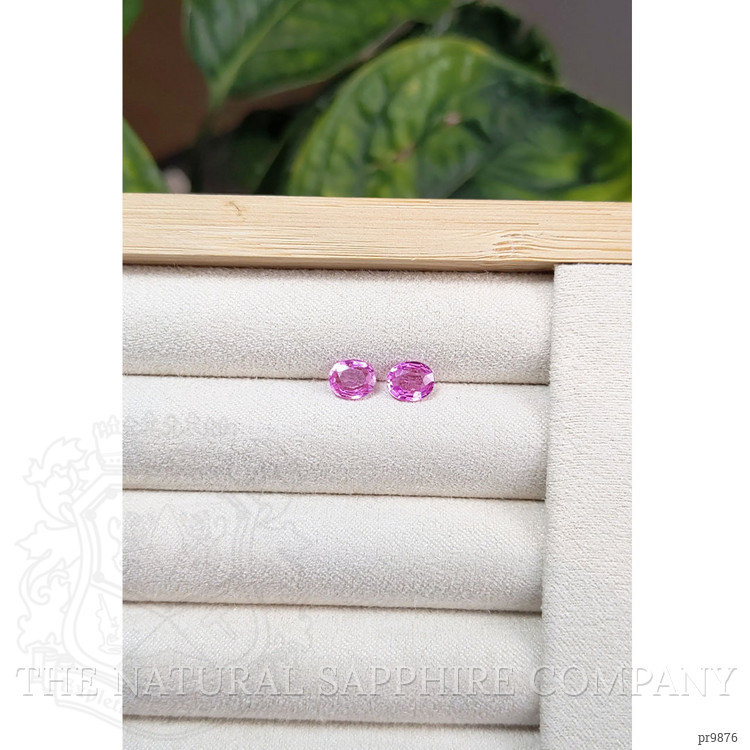 1.75 Ct.Tw. Pink Sapphire Pair from Madagascar