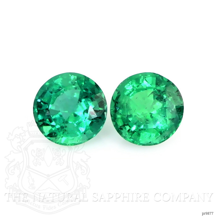 1.55 Ct.Tw. Emerald Pair from Zambia