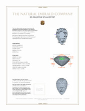 8.34&nbsp;Ct.Tw.Total Carat Weight Emerald Pair from Zambia 3 D Scan Report
