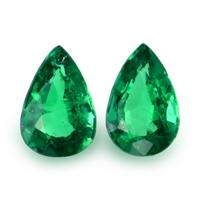 3.27 Ct.Tw.Total Carat Weight Emerald Pair from Zambia Video
