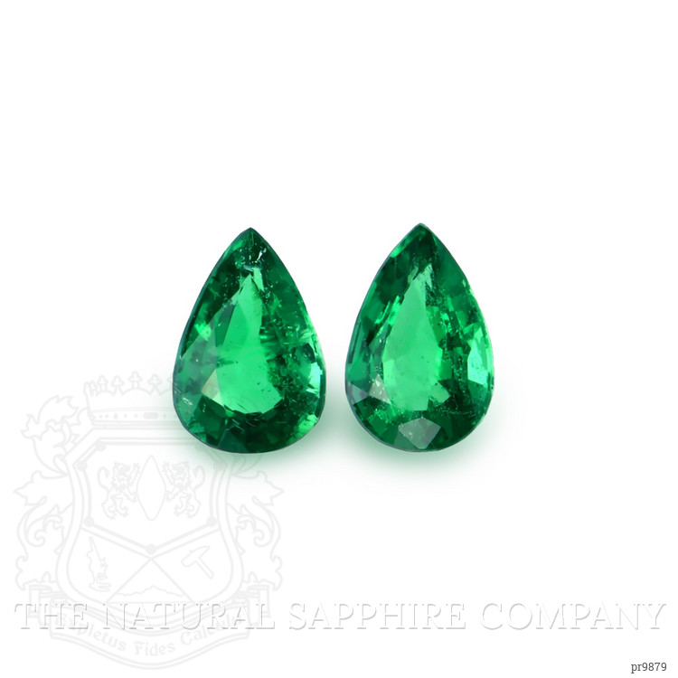 3.27 Ct.Tw. Emerald Pair from Zambia
