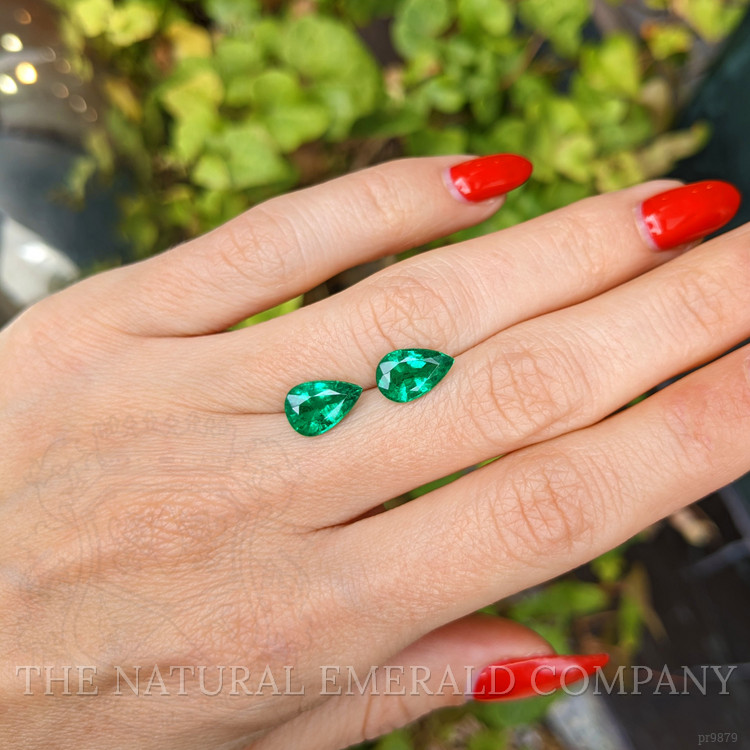 3.27 Ct.Tw. Emerald Pair from Zambia