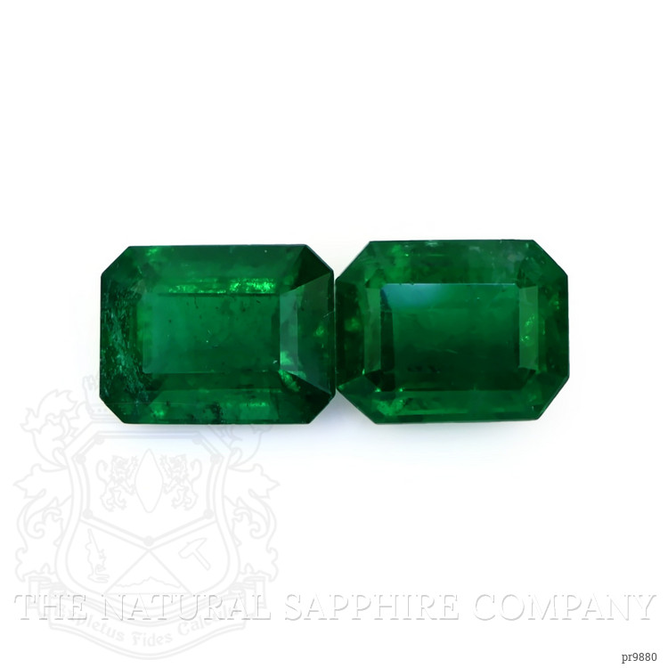 5.15 Ct.Tw. Emerald Pair from Zambia