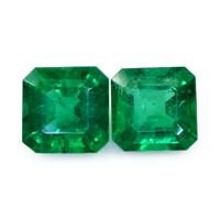 3.00 Ct.Tw.Total Carat Weight Emerald Pair from Zambia Video