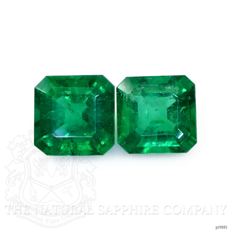 3.00 Ct.Tw. Emerald Pair from Zambia
